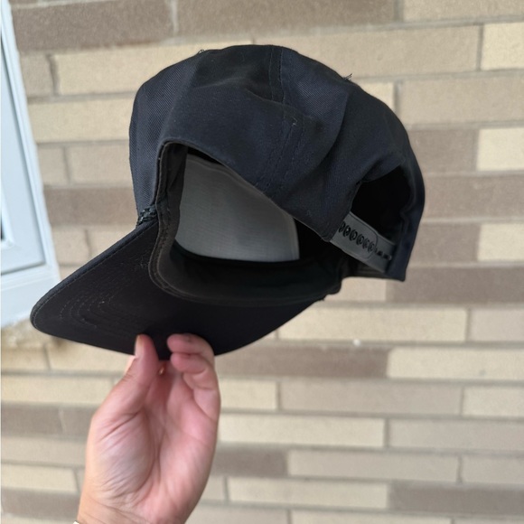 Vintage Canadian Mist black braided rope SnapBack hat adjustable - Picture 3 of 6